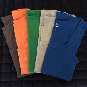 5 Old Navy ribbed tank tops size M
